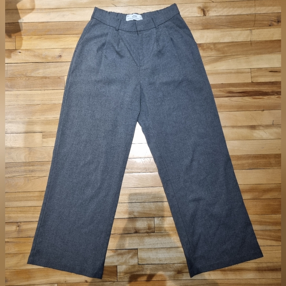 Hollister Womens Tailored Trousers Gray